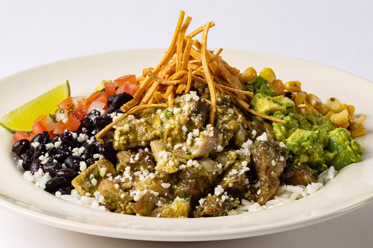 Baja Bowl with Pork Carnitas - The Cheesecake Factory Menu Prices 2026